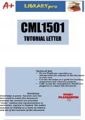 CML1501 Communication Law Tutorial Letter