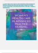 WOMEN’S HEALTH CARE IN ADVANCED PRACTICE NURSING 2ND EDITION TESTBANK| UPDATED 2023-2024| COMPLETE GUIDE A+|ALL CHAPTERS AVAILABLE|QUESTIONS AND 100% CORRECT ANSWER KEY