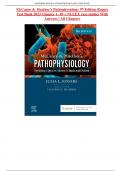 McCance & Heather’s Pathophysiology 9th Edition Rogers Test Bank 2023 Chapter 1- 49 + NCLEX case studies With Answers | All Chapters
