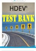 TEST BANK HDEV 6th Edition by Spencer A. Rathus. ISBN 9780357040843, 0357040848. 