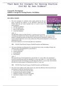 Test Bank for Concepts for Nursing Practice (3rd Ed) By Jean Giddens| Complete Guide All Chapters