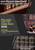 Exam Answers Pack PVL2601 Updated: Includes F1 Concession Exam 2023:  Covers almost every question ever asked!