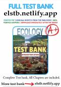 Ecology, 5e William Bowman, Sally Hacker (Test Bank)