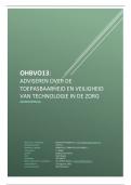 OHBOV13 Adviseren over technologie en veiligheid (T.54068) 