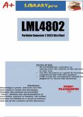 LML4802 Portfolio Semester 2 2023