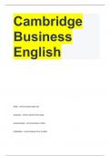 Cambridge Business English