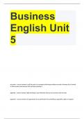 Business English Unit 5