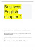 Business English chapter 1