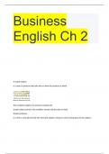 Business English Ch 2