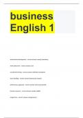 business English 1