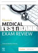 Test Bank For Elsevier's Medical Assisting Exam Review, 6th - 2022 All Chapters - 9780323734127