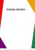 IND2601 MEMOS