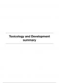 Summary Toxicology and Development (AB_1026)