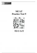 AAMC MCAT Test 9 Questions and Answers 2024 