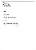 OCR AS Level Economics H060/02 JUNE 2023 MARK SCHEME: Macroeconomics