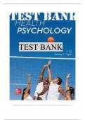 TEST BANK for Health Psychology 10th Edition by Shelley Taylor 