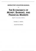The Economics of Money, Banking, and Financial Markets, 8th Canadian Edition, 8e  Frederic Mishkin  (Solutions Manual All Chapters, 100% original verified, A+ Grade)