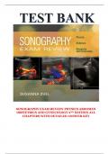 SONOGRAPHY EXAM REVIEW PHYSICS ABDOMEN OBSTETRICS AND GYNECOLOGY 2ND EDITION ALL CHAPTERS WITH DETAILED ANSWER KEY 