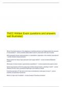 TNCC test prepA, TNCC Notes for Written Exam, TNCC Notes for Written Exam, TNCC Prep, TNCC EXAM, TNCC 8th Edition questions and answers. Expedite transfer to the closest trauma center - correct answers.A 56 y/o M pt involved in a motor vehicle crash is br