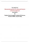 Test Bank For Pharmacotherapeutics for Advanced Practice A Practical Approach 5th Edition By Virginia Poole Arcangelo, Andrew M Peterson, Veronica Wilbur, Tep M. Kang | Chapter 1 – 59, Latest Edition|