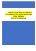 Medical-Surgical Nursing: Assessment  and Management of Clinical Problems 11th Edition TESTBANK  ALL CHAPTERS COVERED
