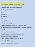 Ohio School of Phlebotomy Final (131 Questions) (2024/2025) Newest Questions and Answers (Verified Answers)