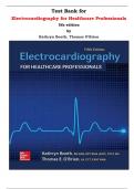 Test Bank for Electrocardiography for Healthcare Professionals 5th edition by Kathryn Booth, Thomas O'Brien |All Chapters, Complete Q & A, Latest|