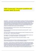 HESI Community + Provision questions and answers bundled exam.
