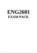 ENG2601 EXAM PACK 2023 - DISTINCTION GUARANTEED
