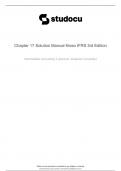 Chapter 17 Solution Manual Kieso IFRS 3rd Edition