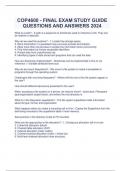  COP4600 - FINAL EXAM STUDY GUIDE QUESTIONS AND ANSWERS 2024