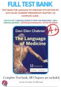 Test Bank For Language of Medicine 12th Edition Chabner | 9780323551472 | All Chapters with Answers and Rationals