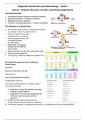 Lecture notes Diagnostic Biochemistry and Haematology - Proteins Structure, function, and Clinical Applications