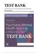 Test Bank for Varcarolis Essentials of Psychiatric Mental Health Nursing 5th Edition by Chyllia D Fosbre ISBN 9780323810302 Chapters 1-28 | Complete Guide A+
