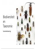 Taxonomie en biodiversiteit PowerPoint uitwerking