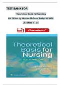 TEST BANK For Theoretical Basis for Nursing, 6th American Edition by Melanie McEwen; Evelyn M. Wills, All Chapters 1 - 23, Complete Newest Version (100% Verified)