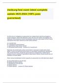 medsurg-hesi exam latest complete update 2023-2024 (100% pass guaranteed)