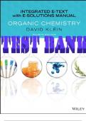 Organic Chemistry Integrated with Solutions Manual 4th Edition Test Bank