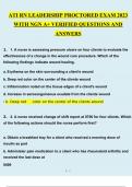 ATI RN LEADERSHIP PROCTORED EXAM 2023 WITH NGN A+ VERIFIED QUESTIONS AND ANSWERS