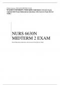 WALDEN UNIVERSITY, NURS 6630N MIDTERM 2 EXAM (Newly Updated 2023 Exam Elaborations Questions with Answers Exam Review Guide) Latest Verified Review 2023 Practice Questions and Answers for Exam Preparation, 100% Correct with Explanations, Highly Recommende