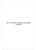 Acq 101 exams all defense acquisition university