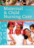 MATERNAL AND CHILD NURSING COMPLETE UPDATED TESTBANK- 3RD EDITION LADEWIG TESTBANK- A+ SOLUTIONS