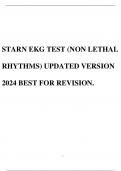 STARN EKG TEST (NON LETHAL RHYTHMS) UPDATED VERSION 2024 BEST FOR REVISION.