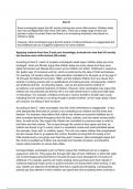 AQA A-Level Sociology Families and Households Childhood Essay (17/20 - A*)