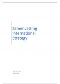 Volledige samenvatting International Strategy 2023-2024 (ppts + lesnotities)