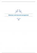 Behaviour and classroom management in secondary