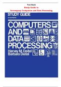 Test Bank For Study Guide to  Accompany Computers and Data Processing By Harvey M. Deitel and Barbara Deitel |All Chapters,  Year-2023/2024|