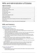 SQE 1- Wills and Administration of Estates Revision Notes (FLK 2)