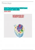 Wgu pathophysiology d236 exam remediation 2022 2023