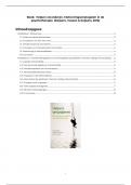 Samenvatting H1 & H4 uit het boek 'Helpen veranderen. Motiveringsstrategieën in de psychotherapie' (Keijsers, Vossen & Keijsers, 2012)